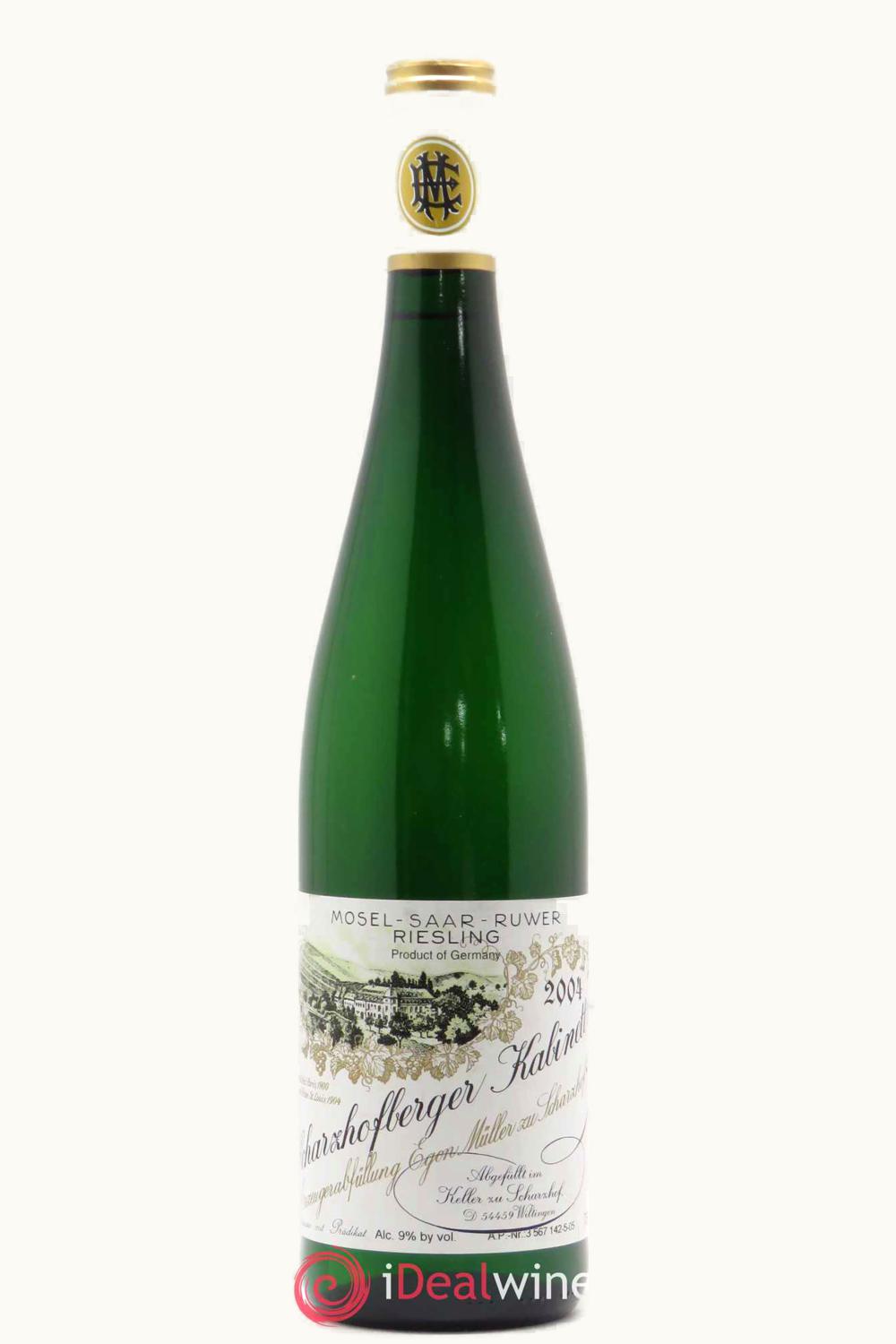 Egon Müller Egon Müller Scharzhofberger Riesling Auslese Gold Cap, 2004 UZ0671343