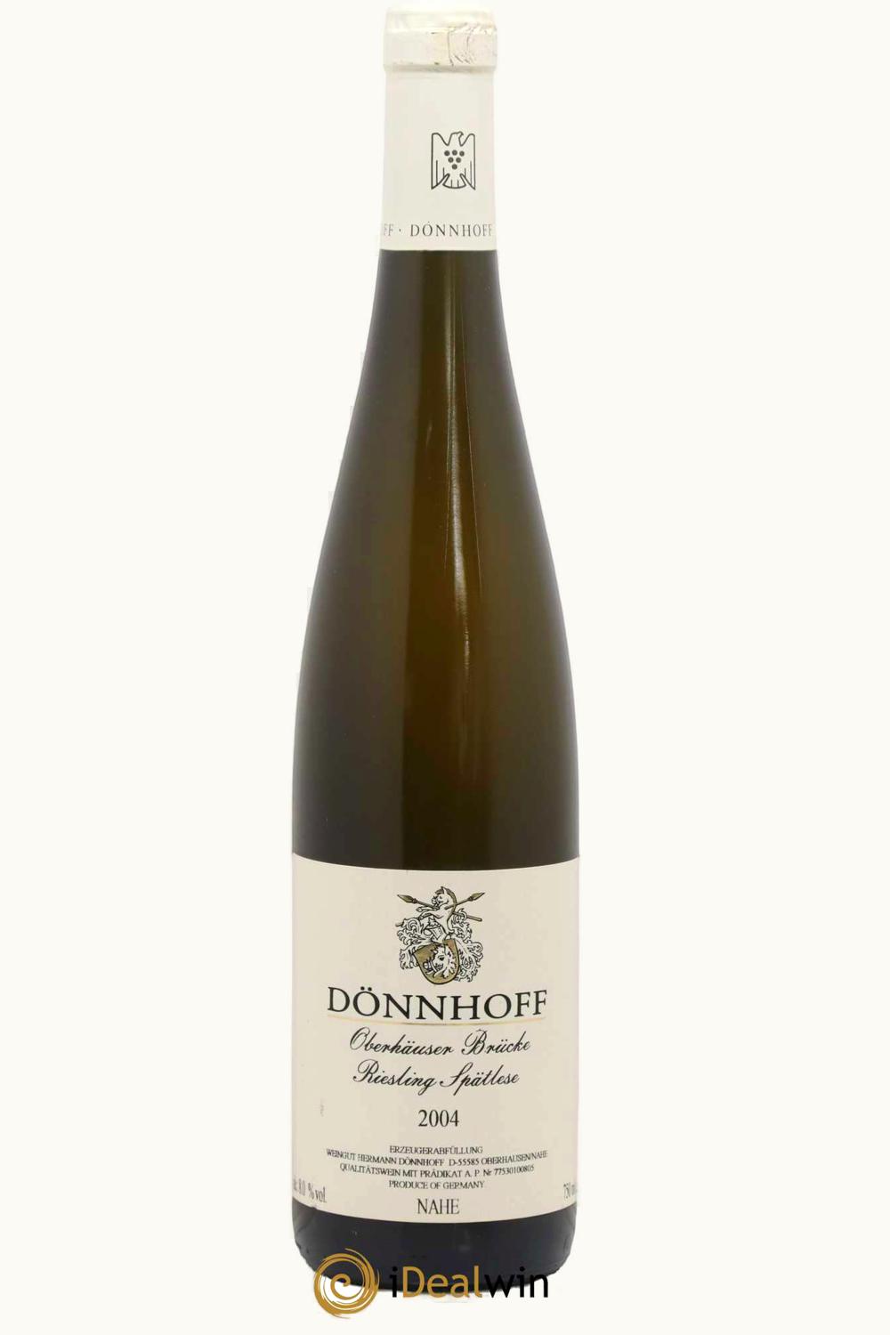 Donnhoff Donnhoff Oberhäuser Brücke Riesling Spätlese, 2004