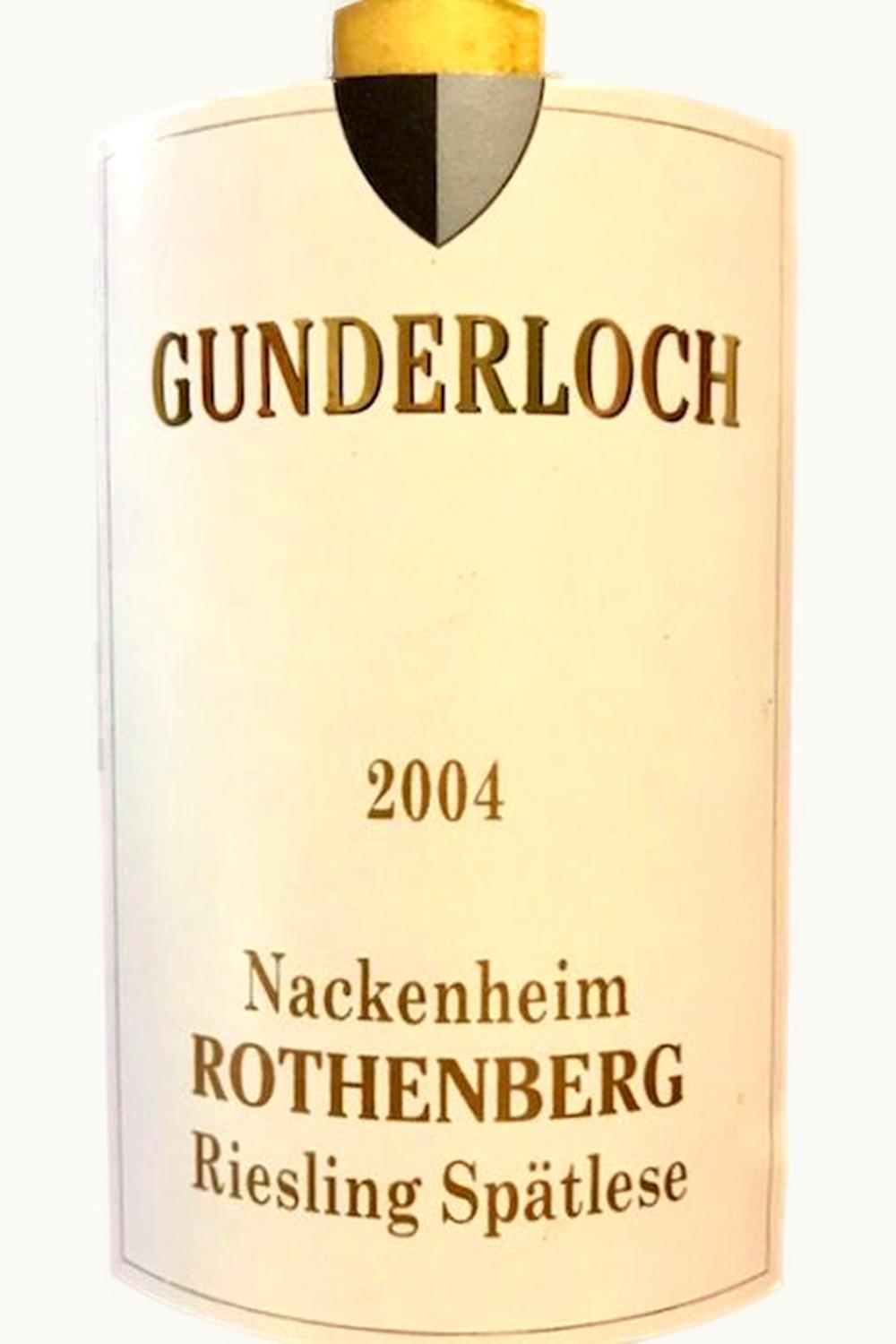 Gunderloch Gunderloch Nacken Riesling Auslese Gold Cap, 2004 UZ0671397
