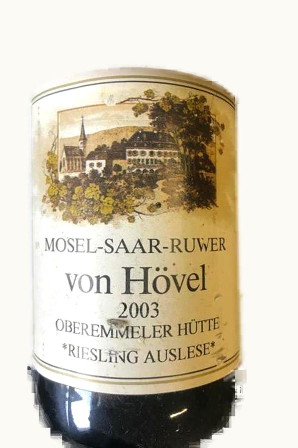 Hovel Hovel Oberemmeler Hütte Riesling Auslese, 2004