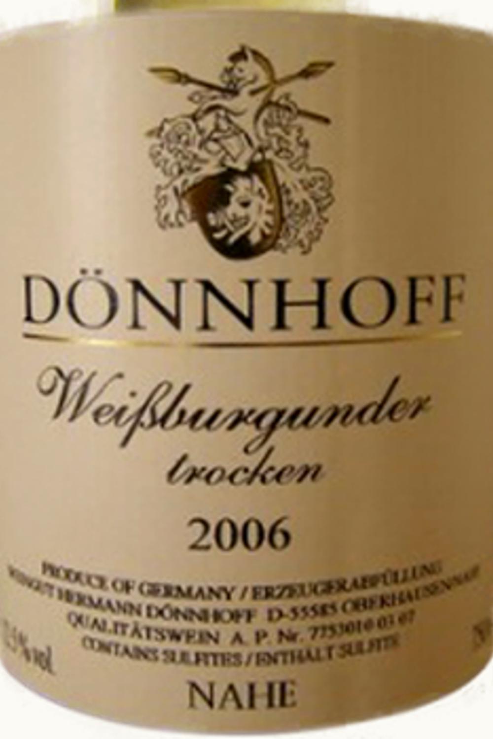 Donnhoff Donnhoff Weißer Burgunder Trocken, 2004