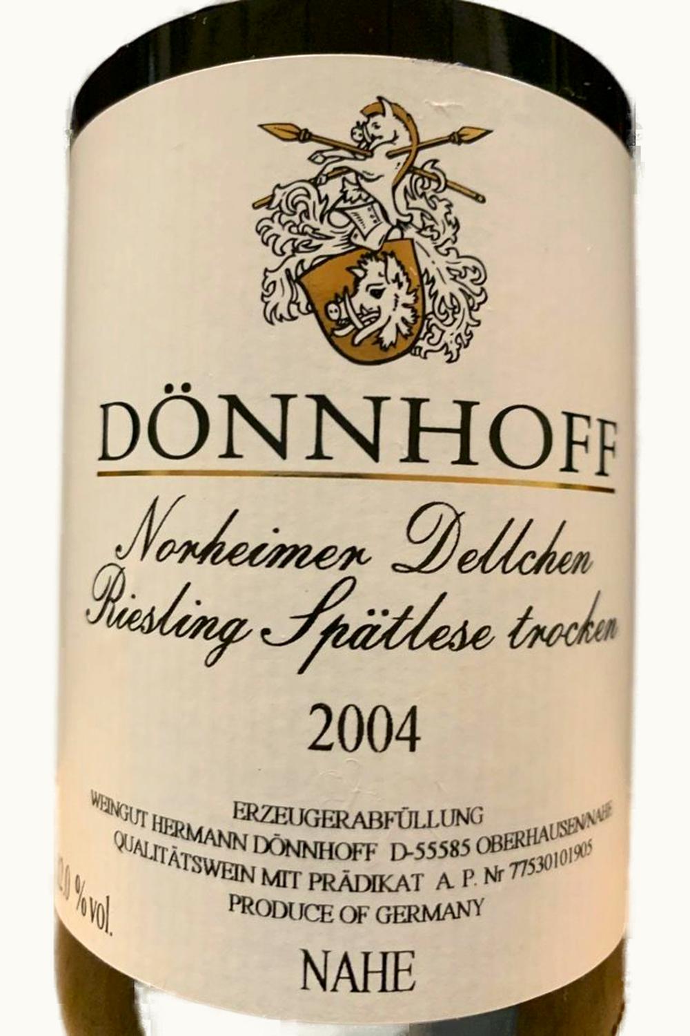 Donnhoff Donnhoff Dellchen Riesling Spätlese, 2004