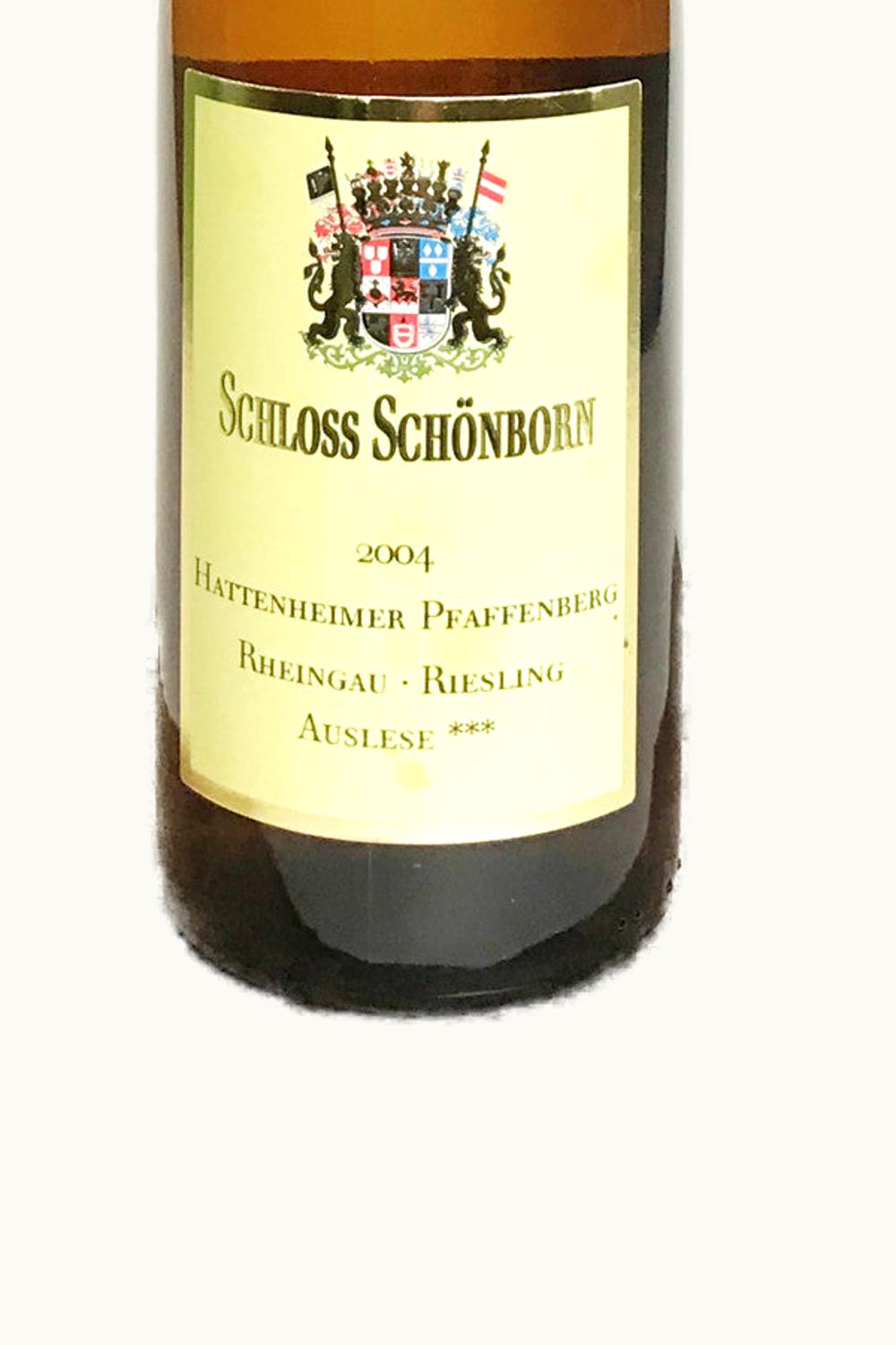 Schloss Schönborn Schloss Schönborn Hattenheimer Pfaffenberg Riesling Auslese, 2004