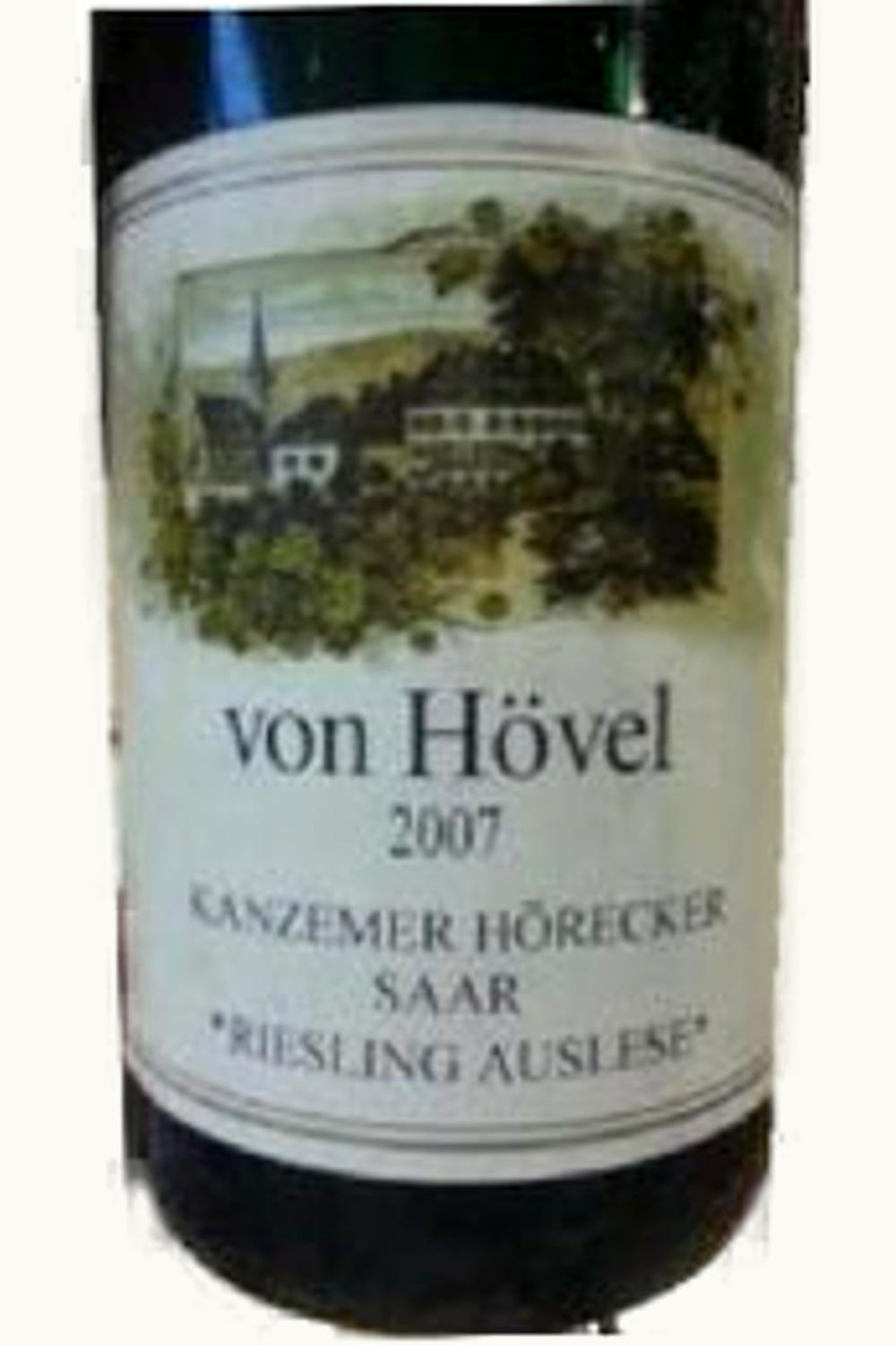 Hovel Horecker Hovel Horecker Riesling Auslese Kanzeme, 2004