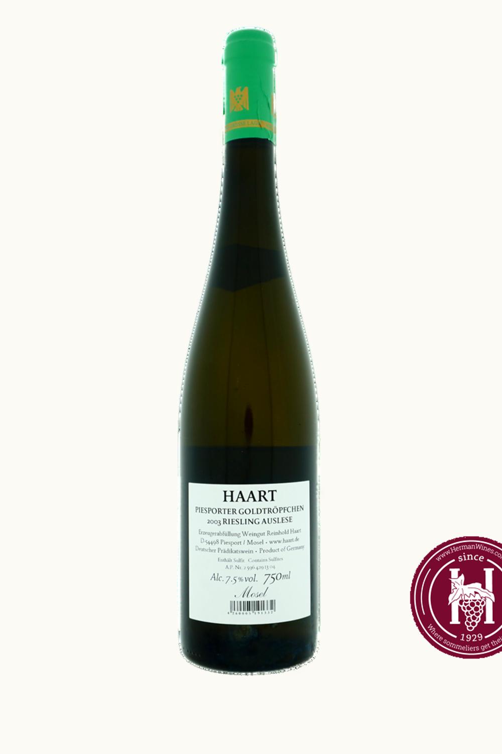 Rhein-Haart Rhein Haart Goldtrop Riesling Auslese, 2003