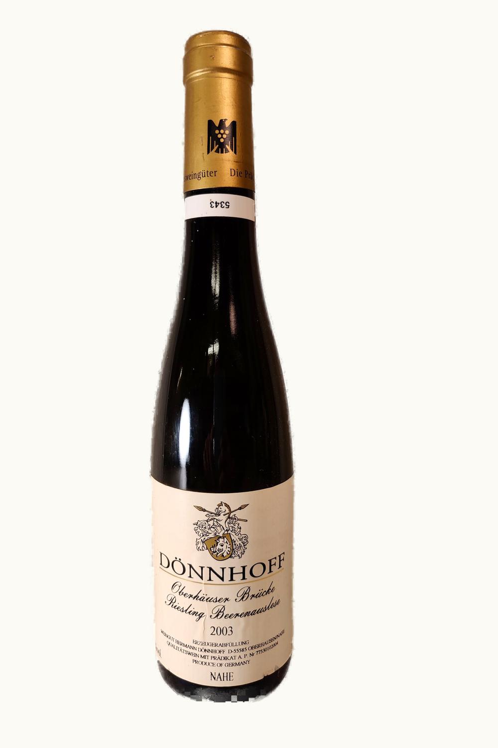 Donnhoff Donnhoff Oberhauser Brücke Riesling BA, 2003