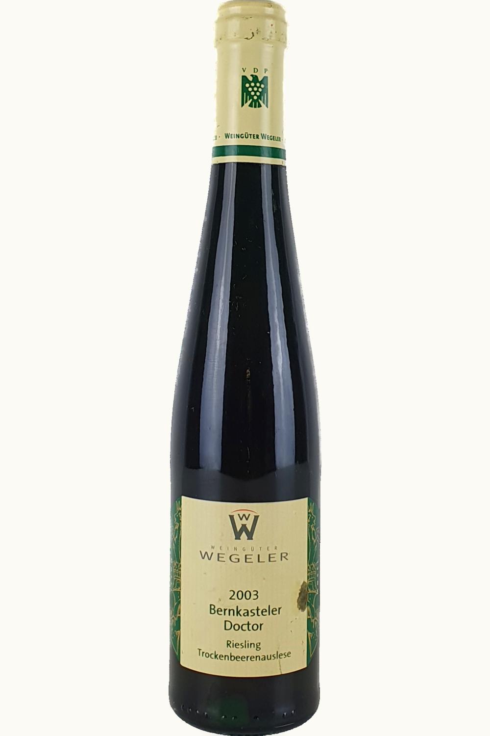 Wegeler Wegeler Doctor Riesling TBA, 2003