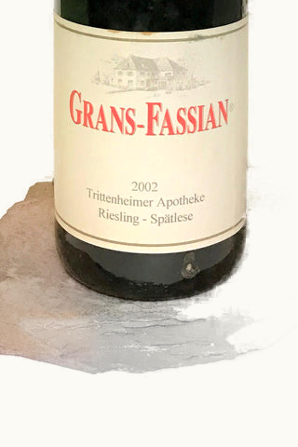 Grans-Fassian Grans-Fassian Trittenheimer Apotheke Riesling Spätlese, 2002