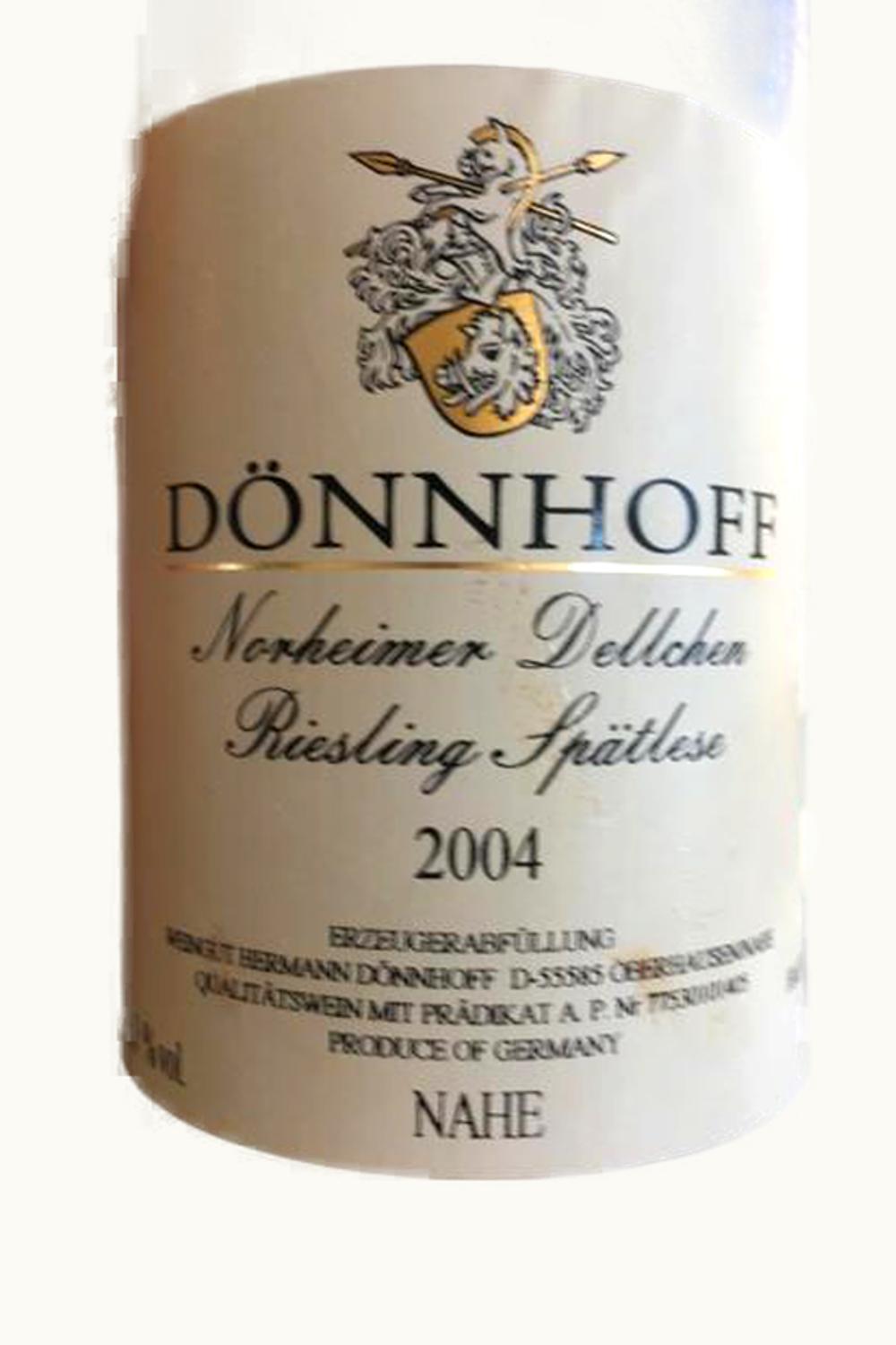 Donnhoff Donnhoff Dellchen Riesling Spätlese, 2002