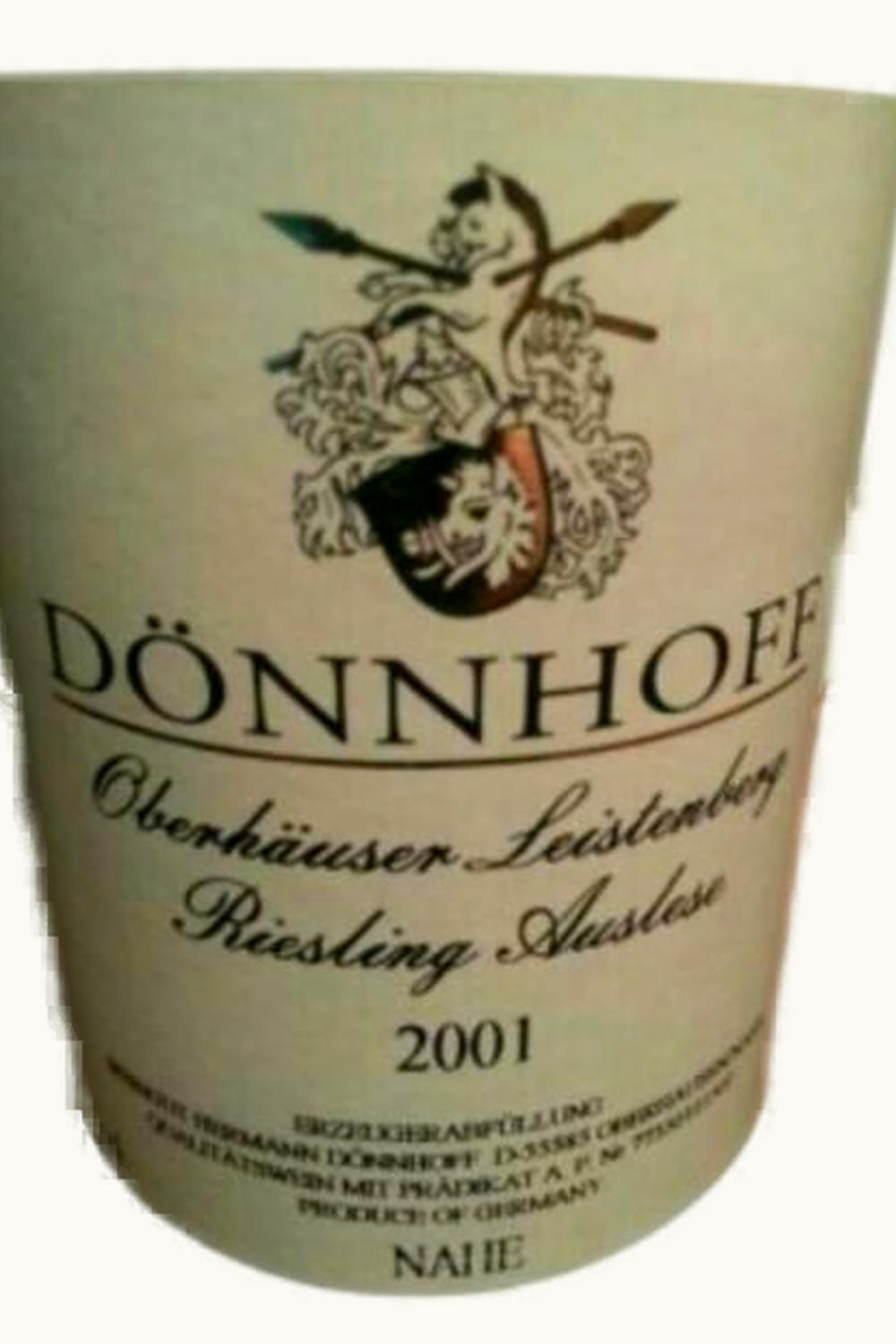Donnhoff Donnhoff Oberhäuser Leisten Riesling Auslese, 2001