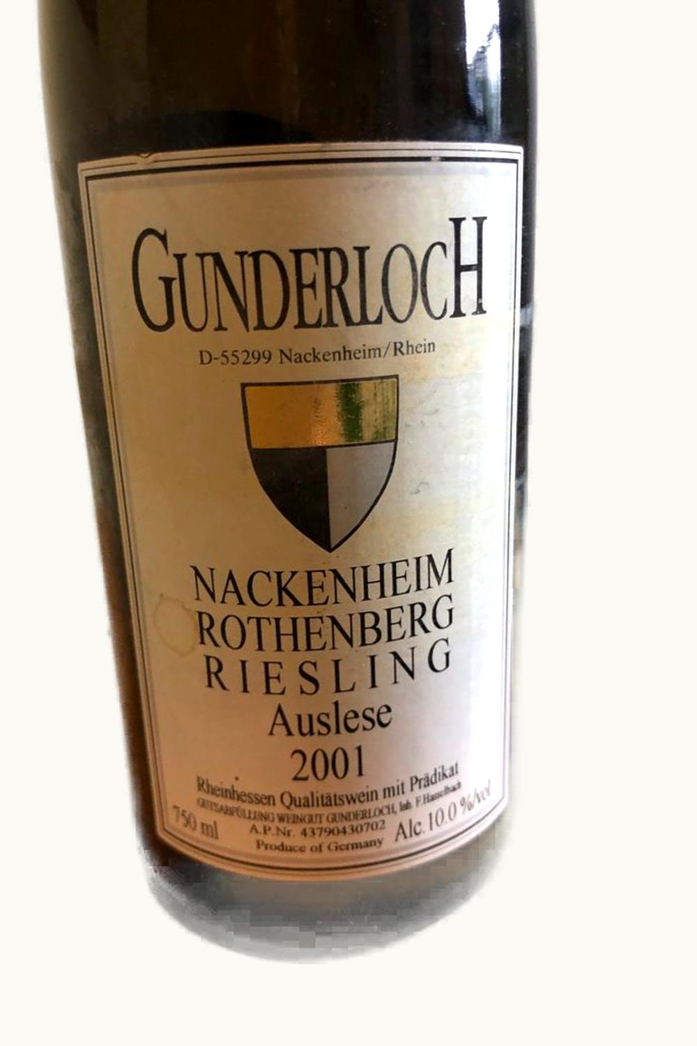 Gunderloch Gunderloch Rheinhessen Riesling, 2001