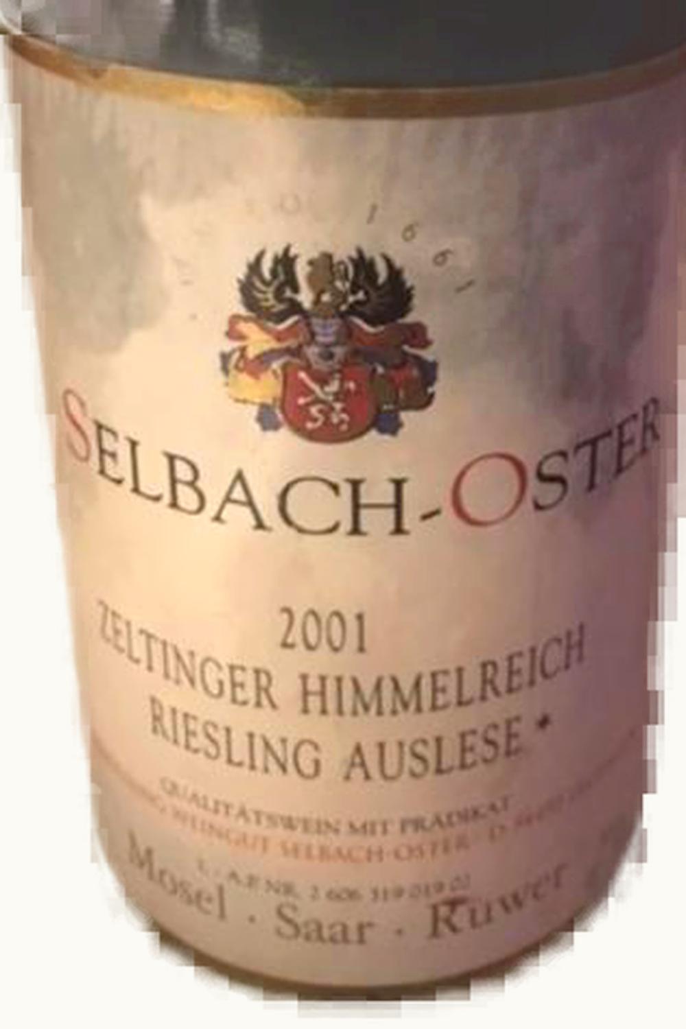 Selbach-Oster Selbach-Oster Rachtiger Zeltinger Himmelreich Riesling Auslese, 2001