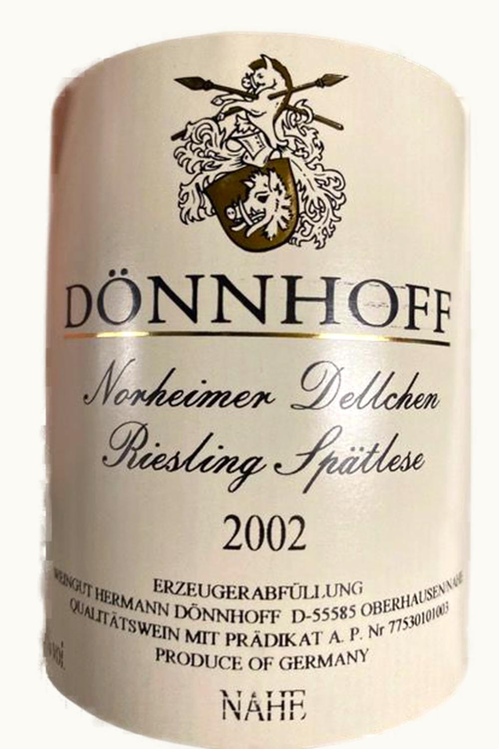 Dönnhoff Dönnhoff Nordheimer Dellchen Riesling Kabinett, 2001