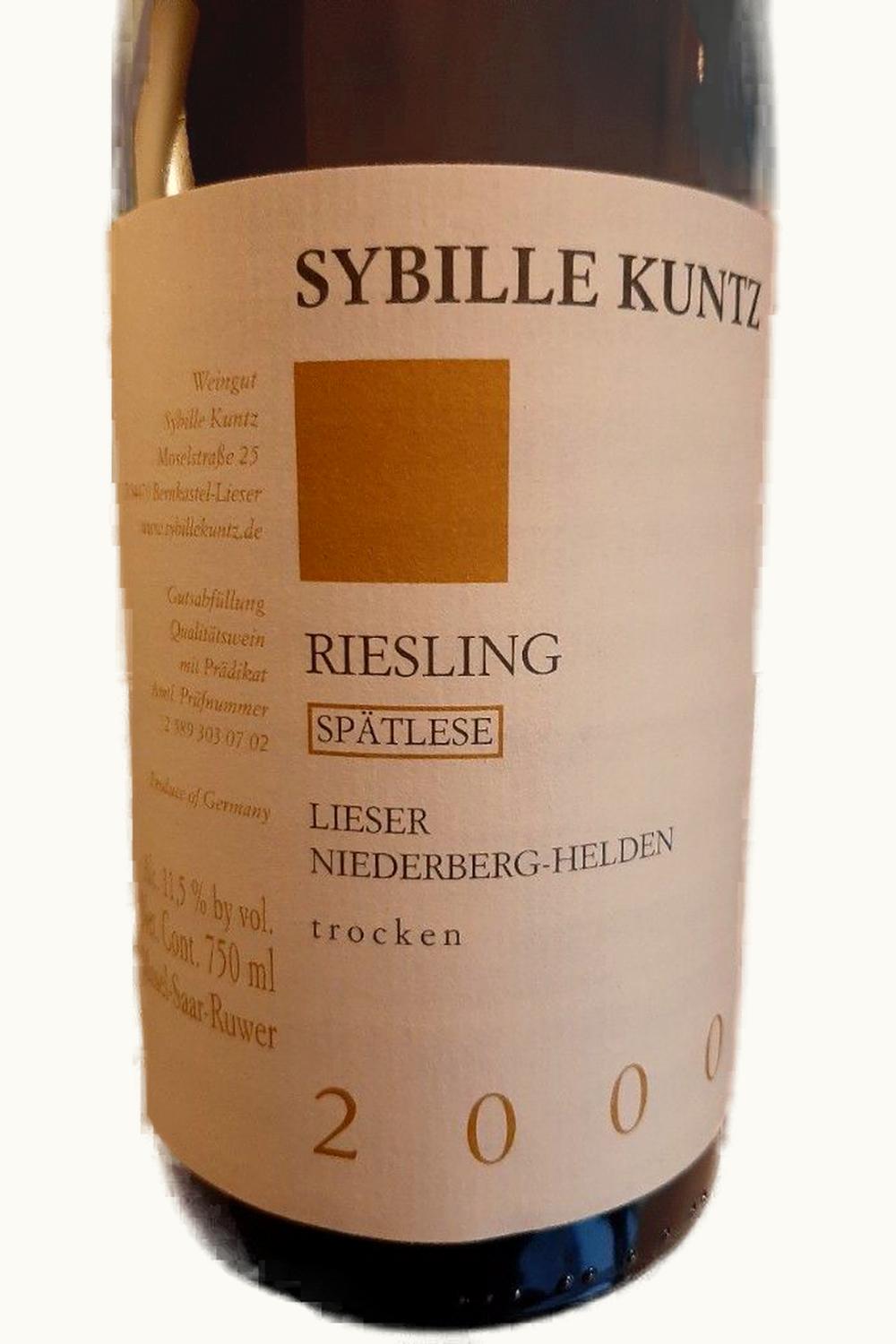 Sybille Kuntz Sybille Kuntz Mosel Riesling Spätlese Trocken, 2000