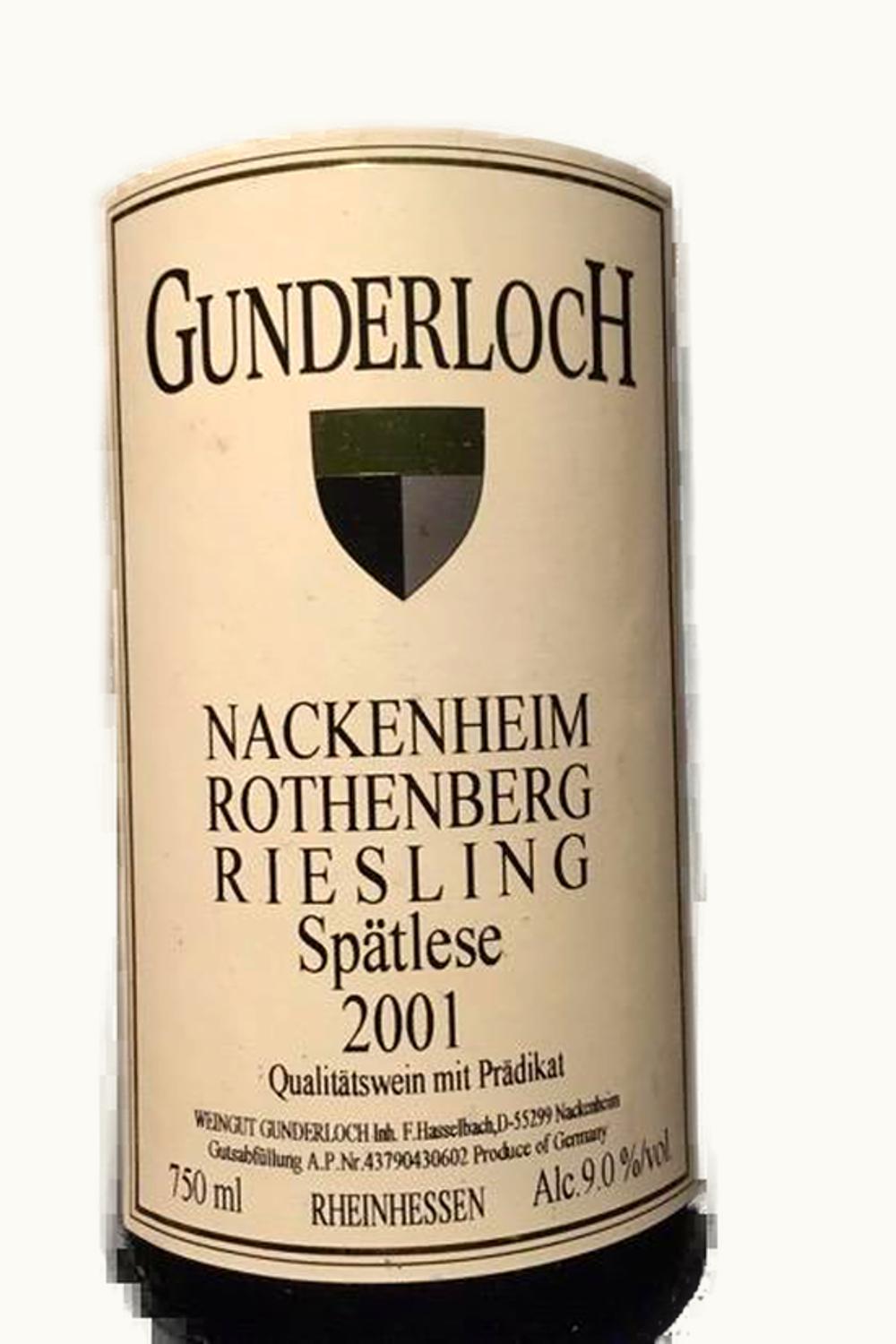 Gunderloch Gunderloch Nackenheim Rothenberg Riesling Beerenauslese, 2000