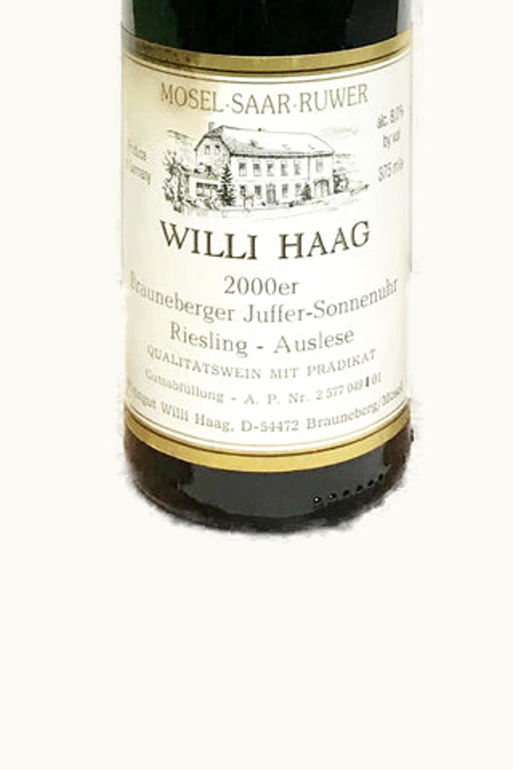 Willi Haag Willi Haag Brauneberger Juffer-Sonnenuhr Riesling Auslese Gold Cap, 2000