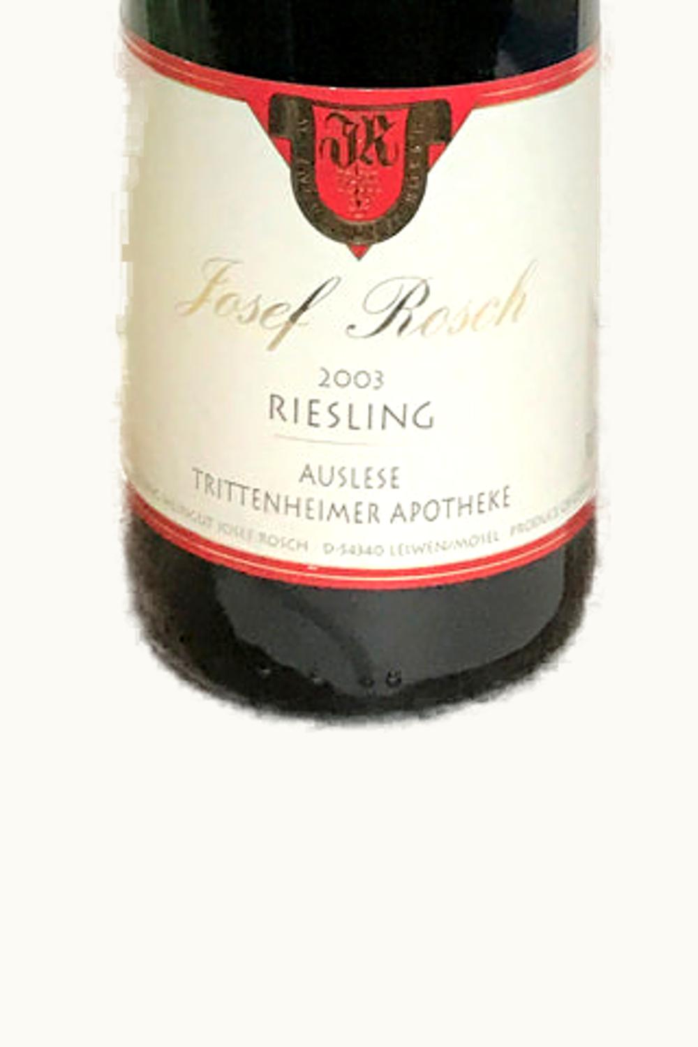 Joseph Rosch Joseph Rosch Trittenheimer Apotheke Riesling Auslese, 2000