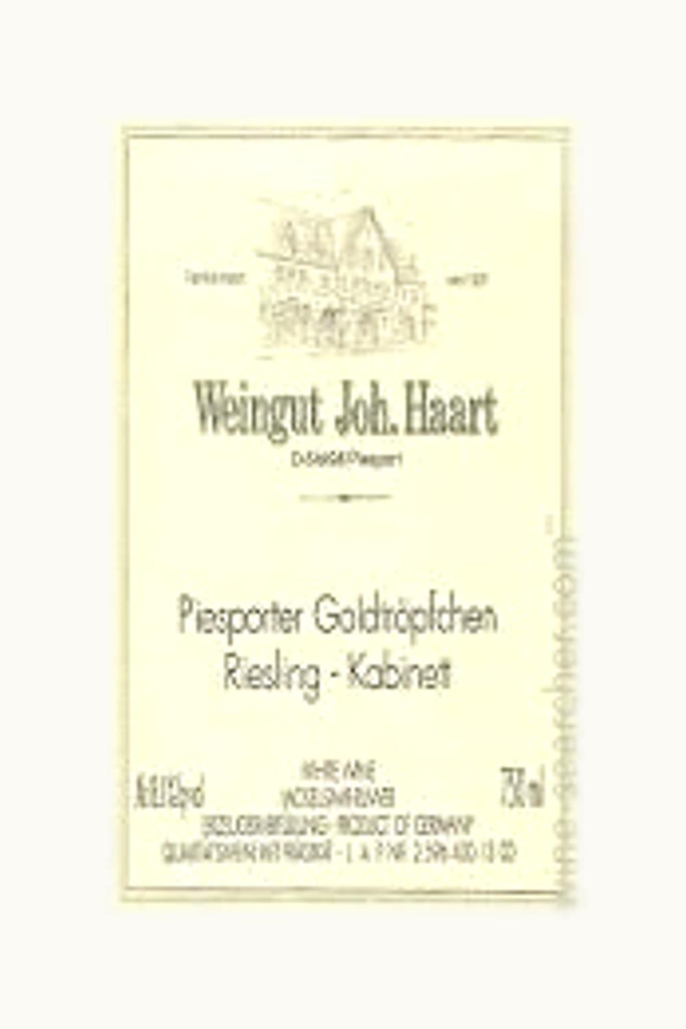 Joh. Jos. Christoffel Erben Joh. Jos. Christoffel Erben Piesporter Goldtröpfchen Riesling Kabinett, 2000