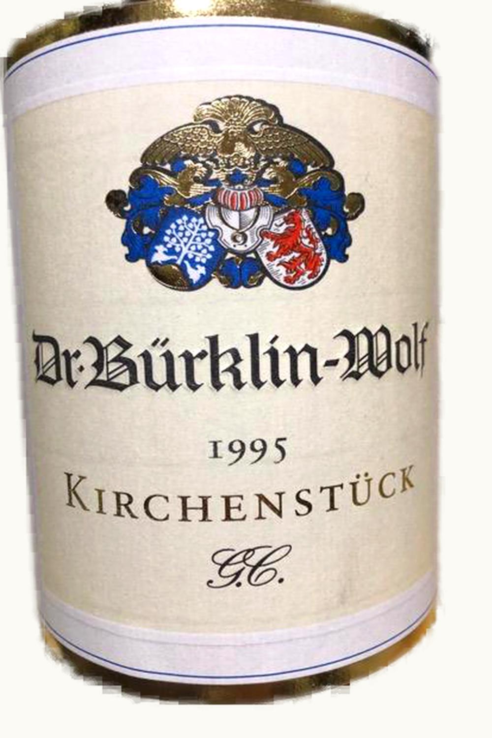 Dr. Bürklin-Wolf Dr. Bürklin-Wolf An der Weinstrasse Forster Kirchenstück Riesling G.C, 1999