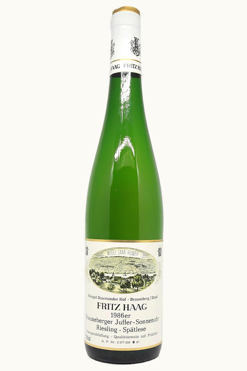 Fritz Haag Fritz Haag Brauneberger Juffer-Sonnenuhr Riesling Spätlese, 1999