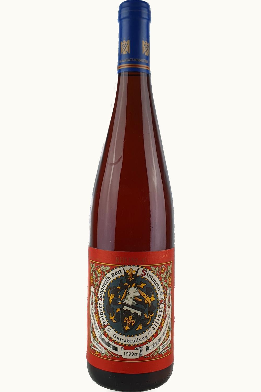 Freiherr Langwerth Freiherr Langwerth Erbach Marcobrunn Riesling Spätlese, 1999