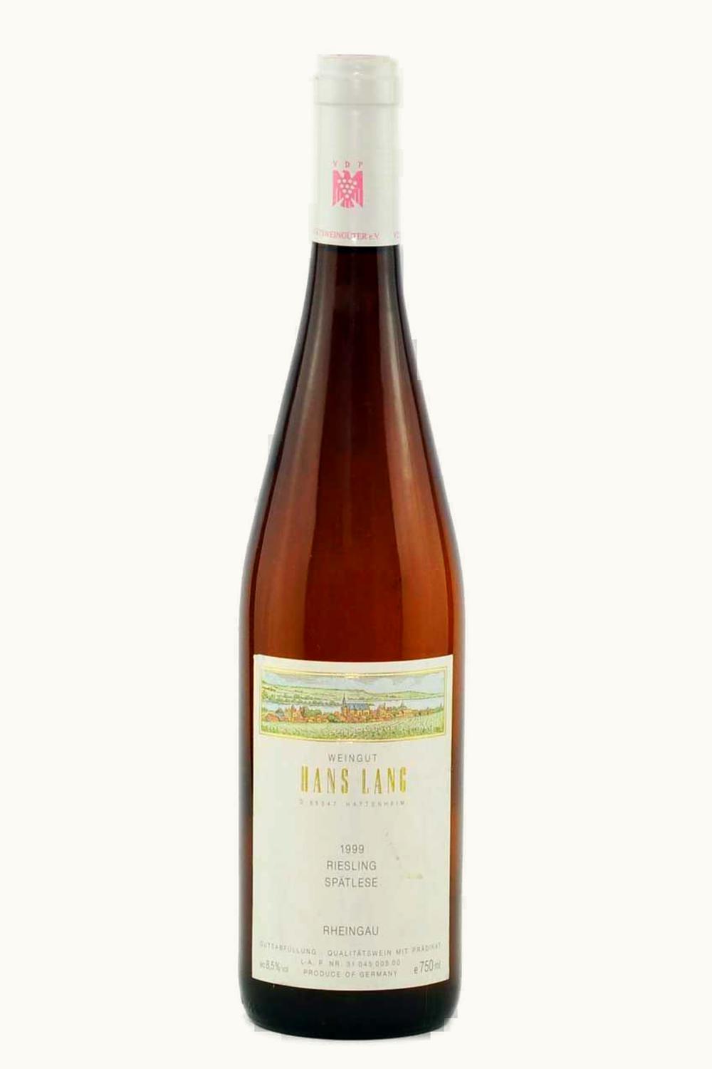 Hans Lang Hans Lang Hattenheimer Schützen Riesling Spätlese, 1999
