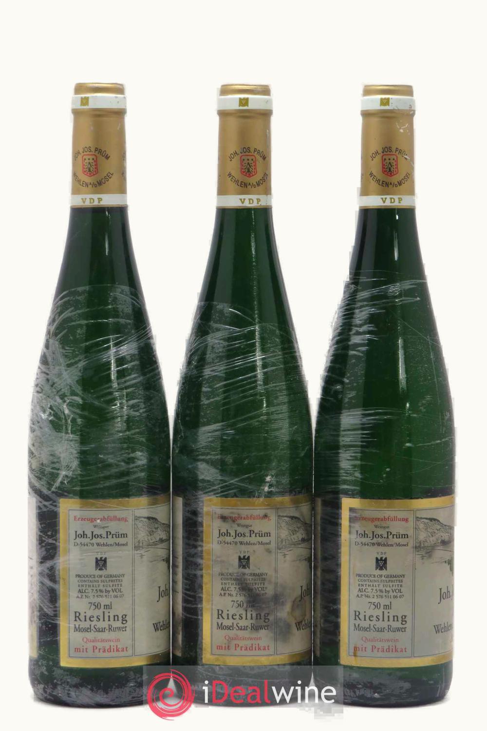 Joh. Jos. Prüm Joh. Jos. Prüm Wehlener Sonnenuhr Riesling Auslese Gold Cap, 1998
