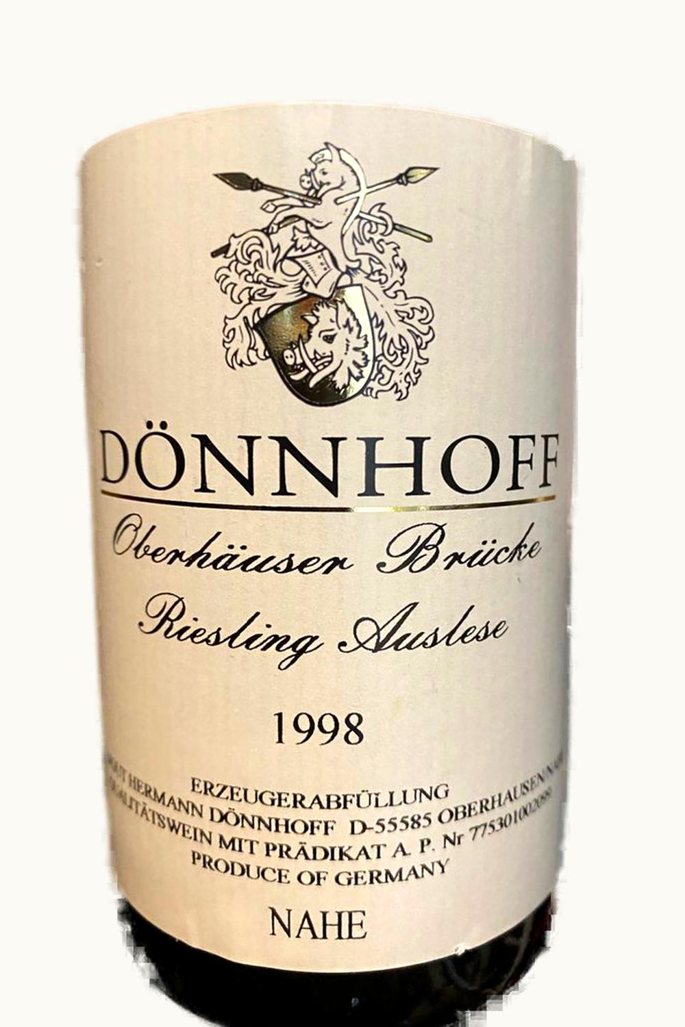 Dönnhoff Dönnhoff Oberhäuser Brücke Riesling Eiswein Gold Cap, 1998