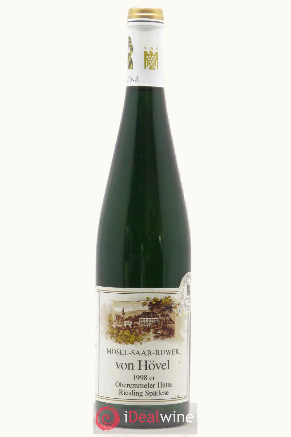 Hovel Hovel Oberemmeler Hütte Riesling Spätlese, 1998