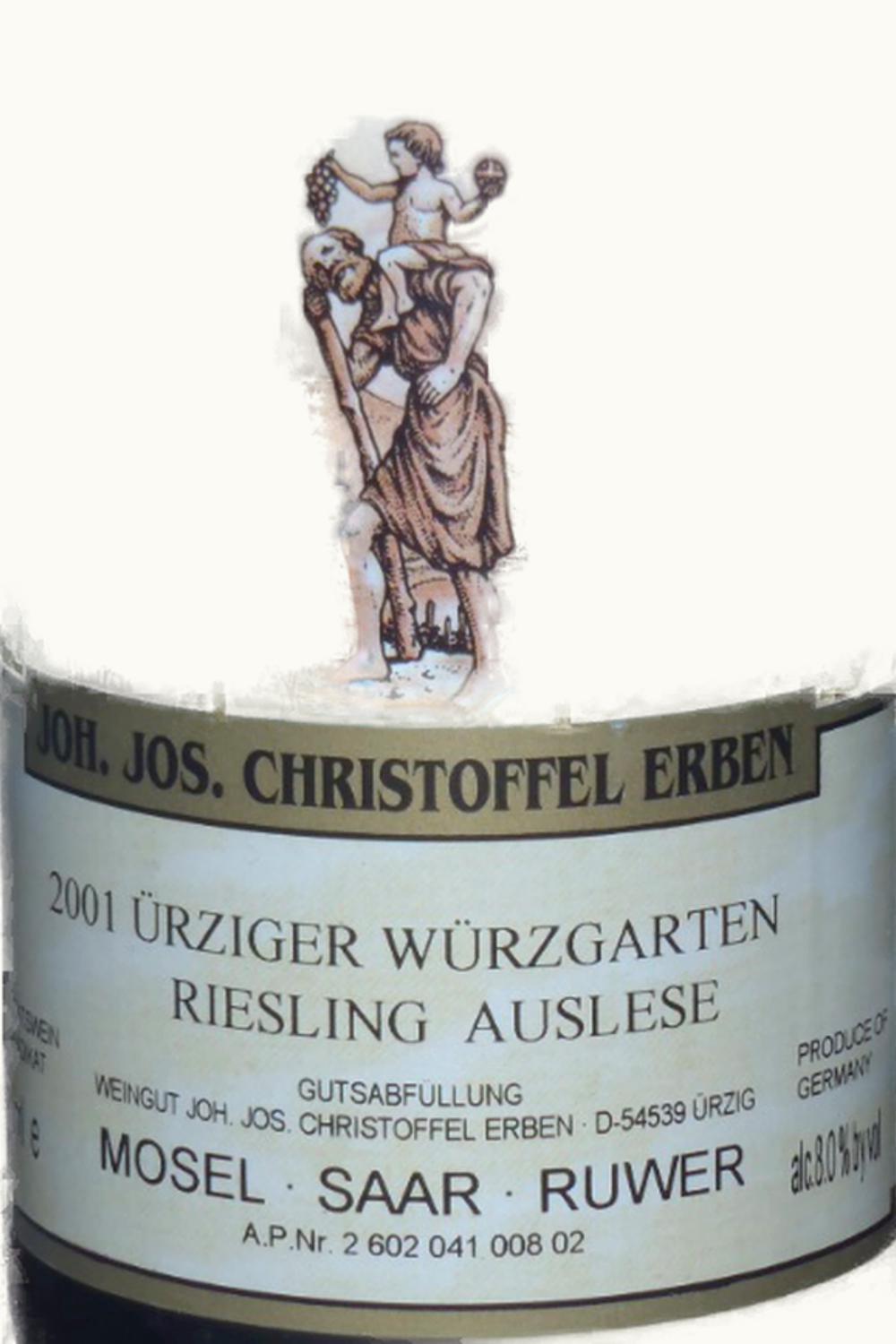 Joh. Jos. Christoffel Erben Joh. Jos. Christoffel Erben Ürziger Würzgarten Riesling Eiswein, 1998