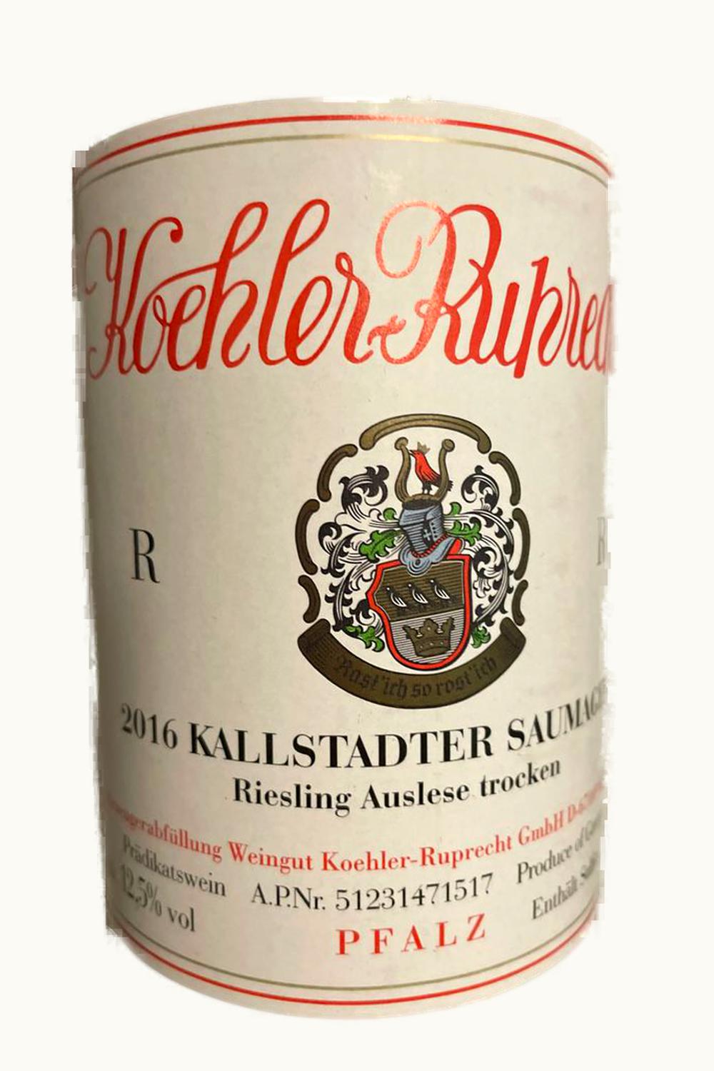 Koehler-Rupprecht Koehler-Rupprecht Kallstadter Saumagen Riesling Eiswein, 1998