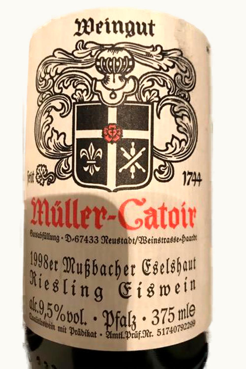 Müller-Catoir Müller-Catoir Mussbacher Eselshaut Riesling Eiswein, 1998