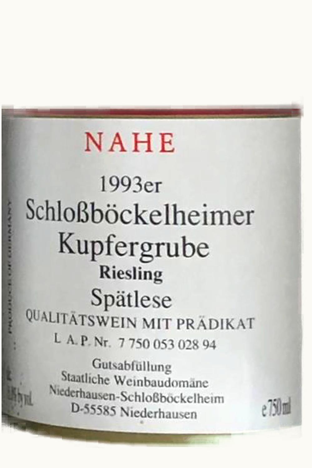 Verwaltung Staat Eltville Verwaltung Staat Eltville Schloss Bockel Riesling Eiswein, 1998
