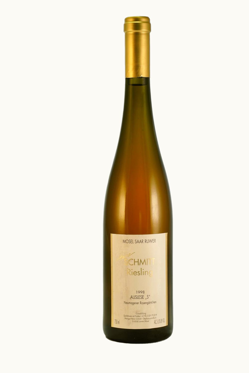 Heinz Schmitt Heinz Schmitt Neumagener Rosengarten Riesling Auslese, 1998