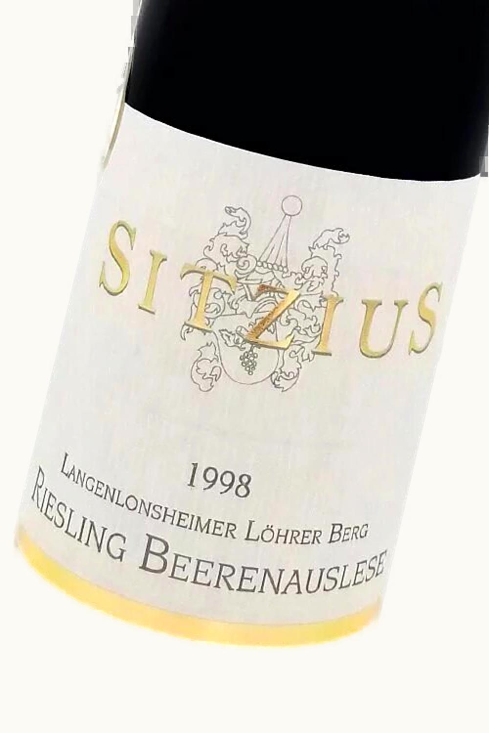 Sitzius Sitzius Langenlonsheimer Löhrer Berg Riesling BA, 1998