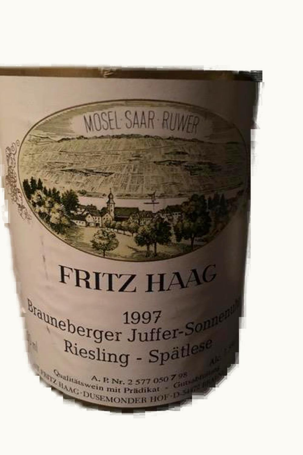 Fritz Haag Fritz Haag Brauneberger Juffer-Sonnenuhr Riesling Spätlese, 1997