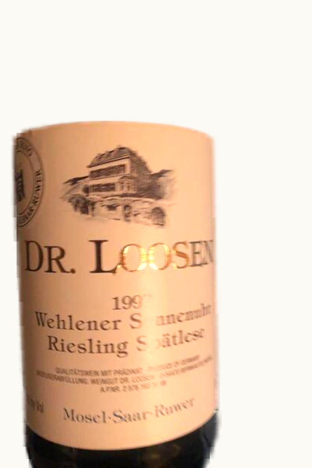 Dr. Loosen Dr. Loosen Wehlener Sonnenuhr Riesling Spätlese, 1997
