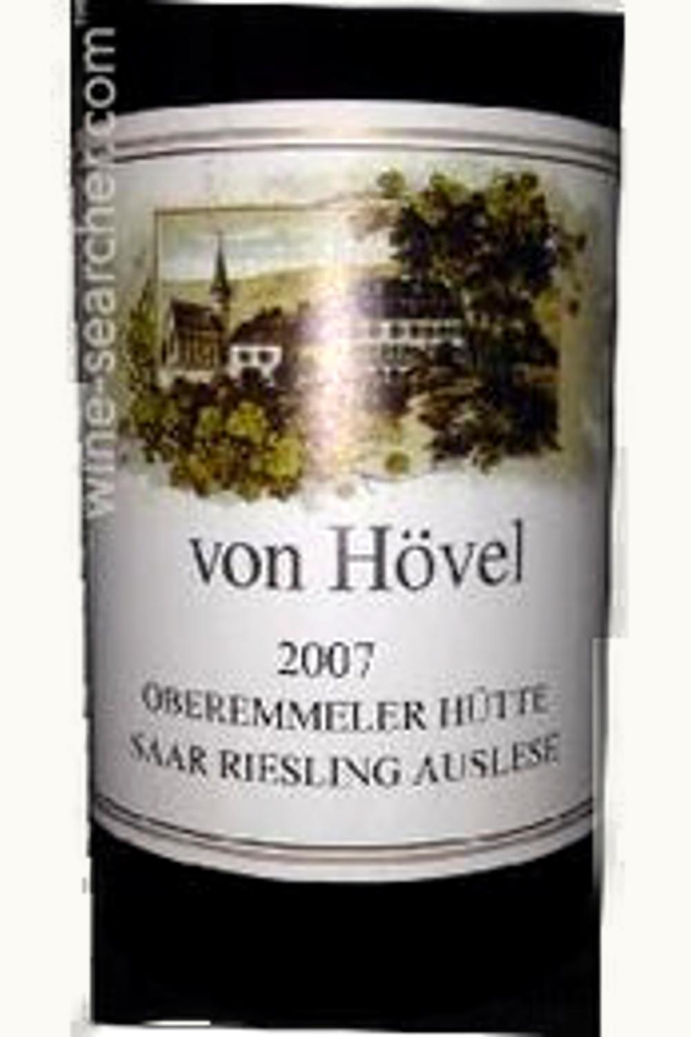 Hovel Hovel Oberemmeler Hütte Riesling Auslese, 1997