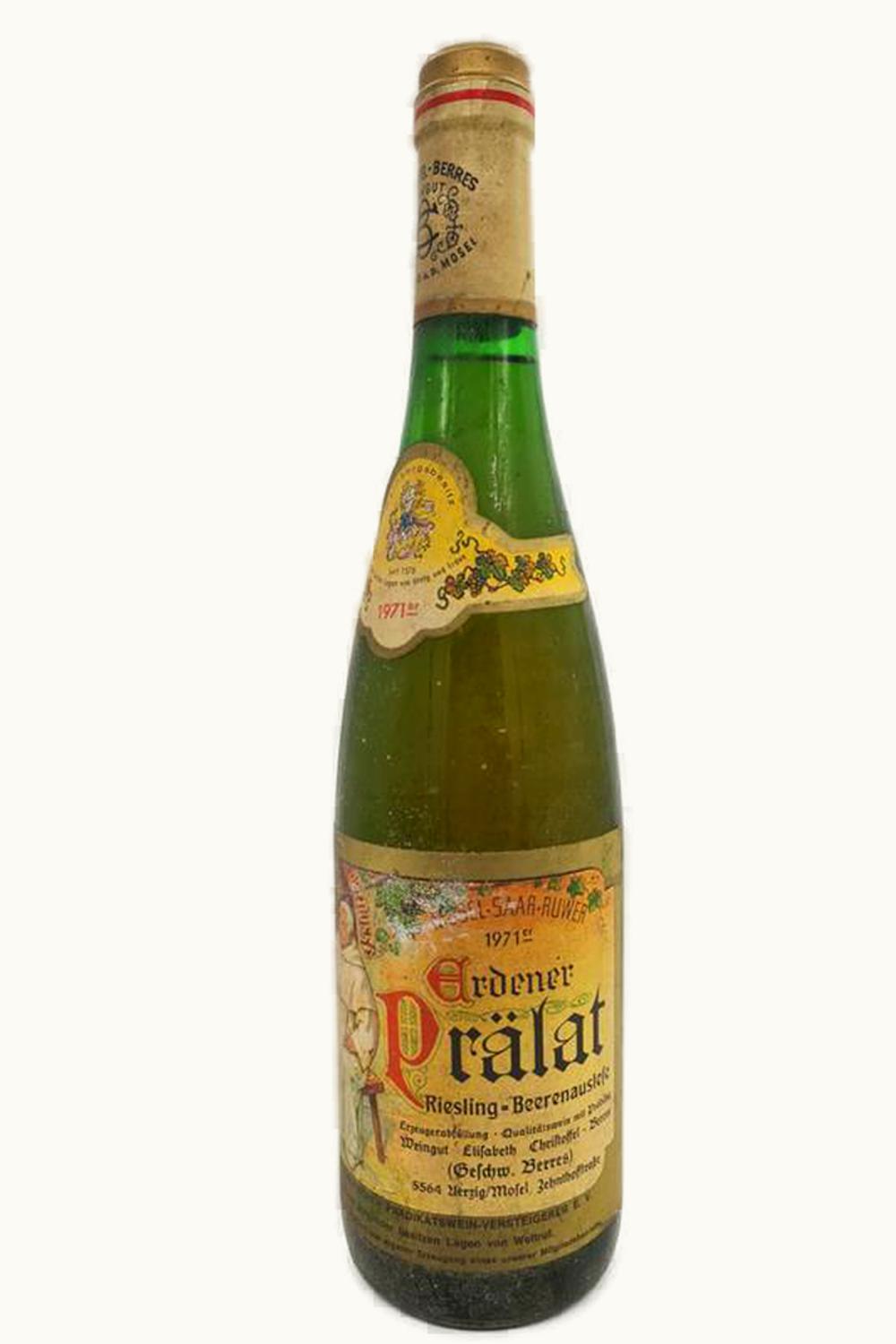 Elizabeth Christoffel Berres Elizabeth Christoffel Berres Erdener Prälat Riesling Spätlese, 1997