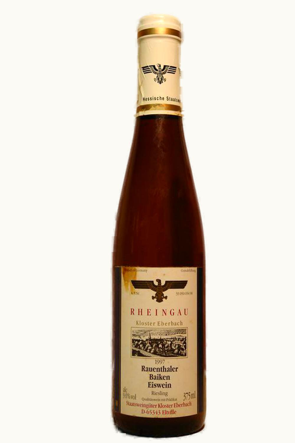 Staatlicher Hofkeller Würzburg Staatlicher Hofkeller Würzburg Rheingau Rauenthal Baiken Riesling Eiswein, 1997