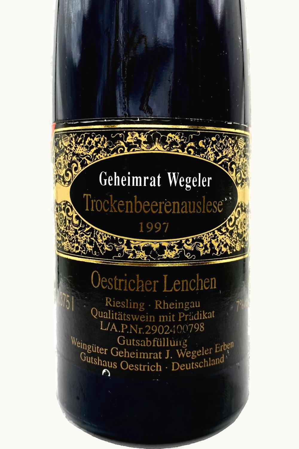 Wegeler Wegeler Oestricher Lenchen Riesling Auslese, 1997