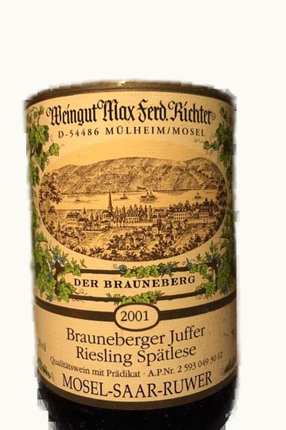 Max Ferd. Richter Max Ferd. Richter Brauneberger Juffer-Sonnenuhr Riesling TBA, 1996