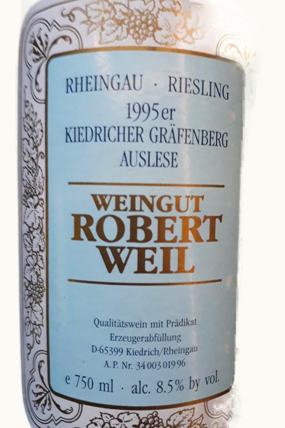 Robert Weil Robert Weil Kiedrich Grafenberg Riesling TBA, 1995