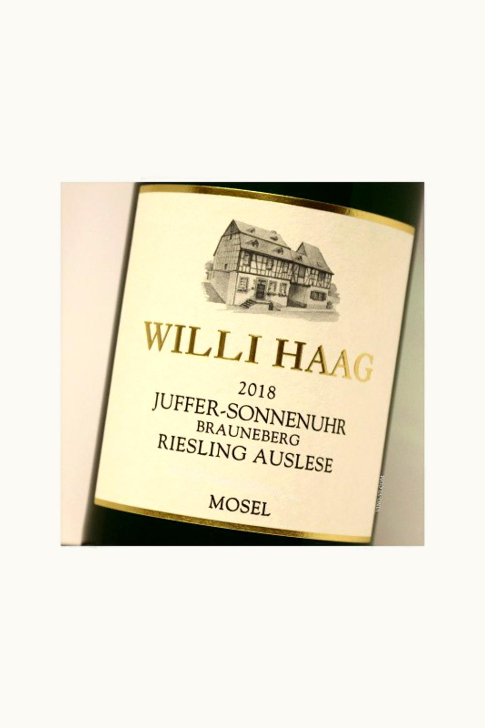 Willi Haag Willi Haag Brauneberger Juffer-Sonnenuhr Riesling Auslese Gold Cap, 1995
