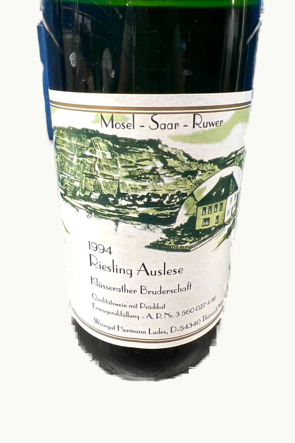 Hermann Laudes Hermann Laudes Klüsserather Bruderschaft Riesling Auslese, 1994