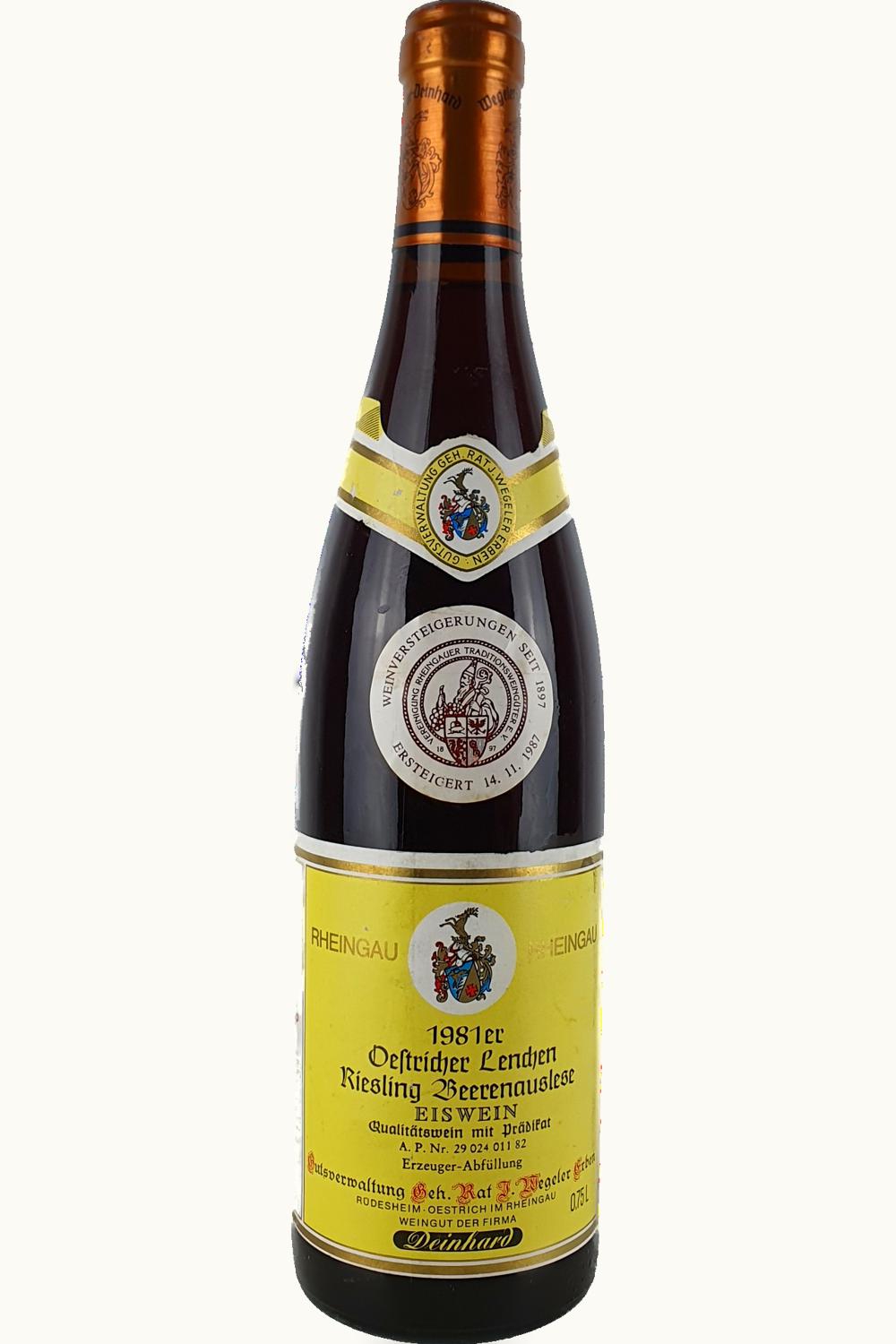 Wegeler Wegeler Oestrich Lenchen Riesling BA, 1994