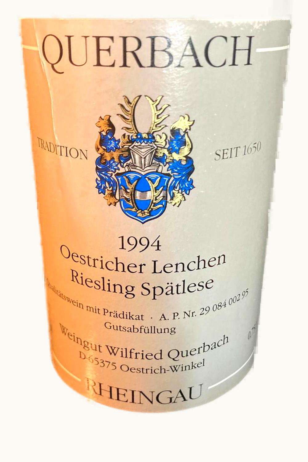 Querbach Querbach Oestrich Lenchen Riesling Spätlese, 1994
