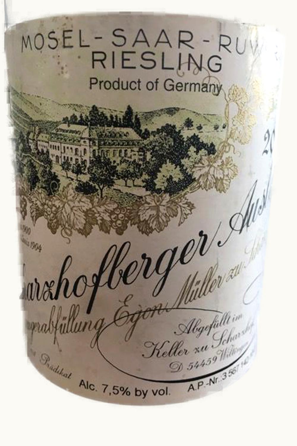 Egon Müller Egon Müller Scharzhofberger Riesling BA, 1993