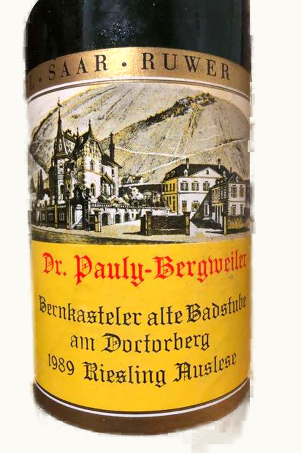 Dr. Pauly-Bergweiler Dr. Pauly-Bergweiler Alte Badstube am Doktorberg Riesling TBA, 1993