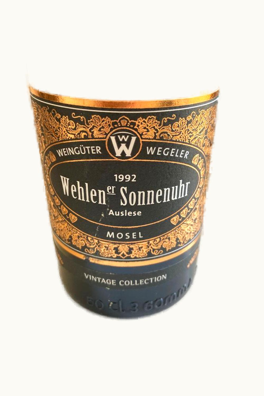 Wegeler Wegeler Sonnenuhr Riesling Auslese, 1992